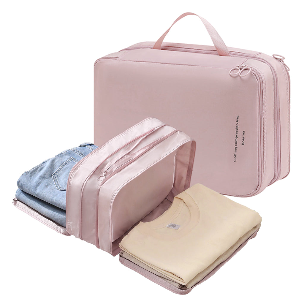 MAYCREATE Travel Organizer Bag with Handle Double Layer Expandable Zipper Pouch Waterproof Underwear Travel Bag Carry Bag for Jeans, Shirts, Pants, Underwear, 33x22x18cm MAYCREATE Travel Organizer Bag with Handle Double Layer Expandable Zipper Pouch Waterproof Underwear Travel Bag Carry Bag for Jeans, Shirts, Pants, Underwear, 33x22x18cm